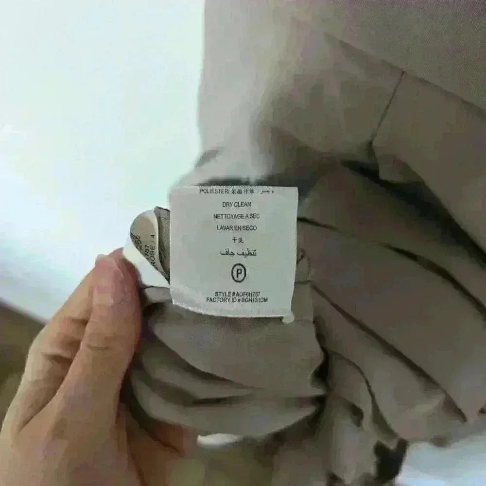 BCBGMAXAZRIA, cocktail dress, champagne beige, size 04 , with  pockets - Picture 13 of 15